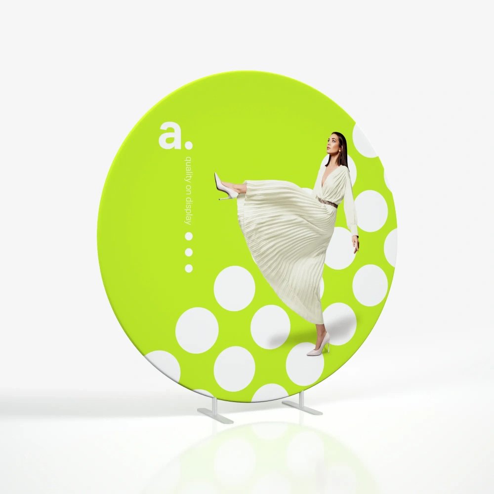 adWall Vario Flat Ring | Transportabel Messevegg & Stand